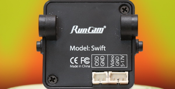 RunCam Swift camera-review - Connectors
