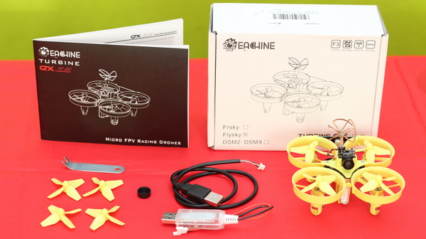 Eachine Turbine QX70 review - Package content