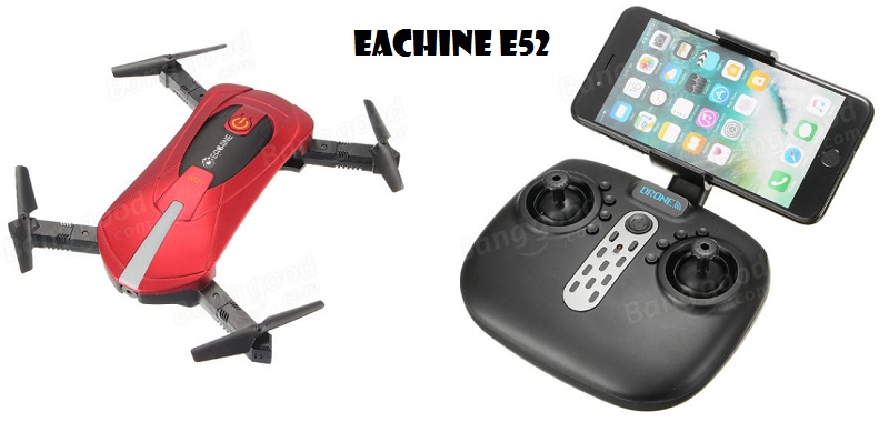 eachine e52 wifi fpv selfie drone