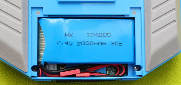 Taranis Q X7 - Li-Po Battery mod