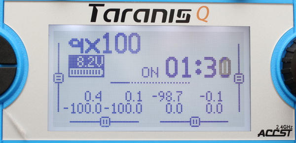 Taranis Q X7 review - Display