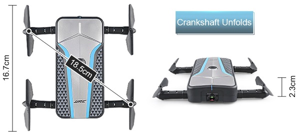 JJRC H62 drone size