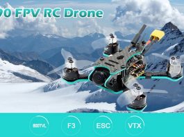 90mm racing drone with FPV camera