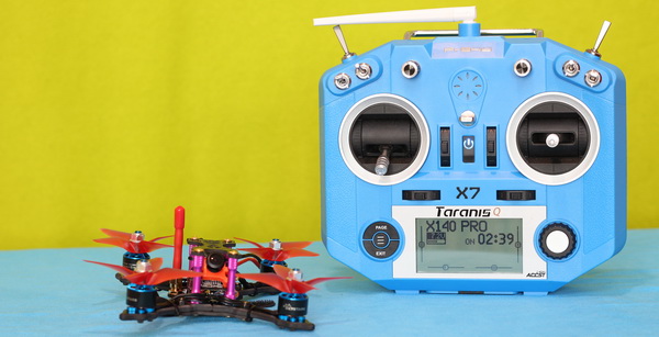Helifar X140 PRO mini FPV drone review: Binding with Taranis Q X7