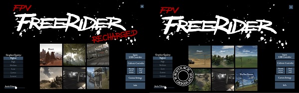 FPV Freerider Clasic vs FPV Freerider Recharged