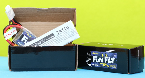 Tattu FunFly LIPO review: Box content