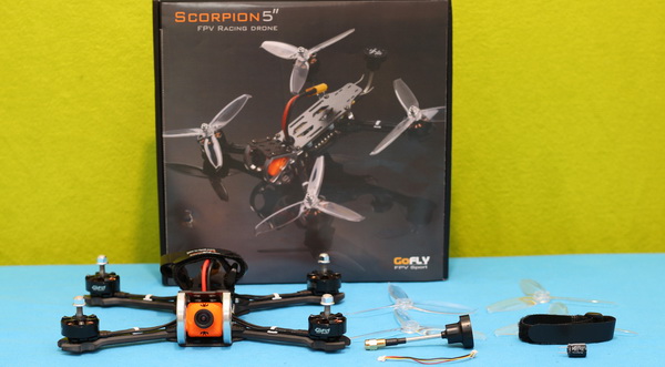 GOFly-RC Scorpion5 review: Box content