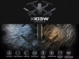 MJX X103W GPS drone