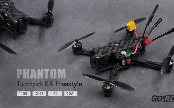 GEPRC PHANTOM ToothpickFreestyle racing FPV drone