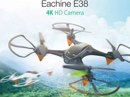 Eachine E38 drone