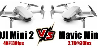 DJI MINI 2 versus Mavic Mini