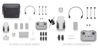 DJI Mini 2 combo vs standard