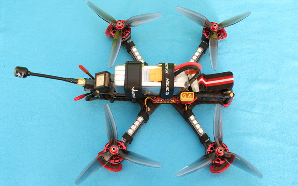 Correct propeller orientation on HGLRC Sector 5 V3 drone