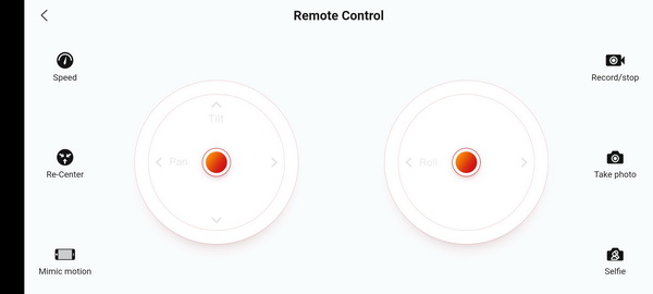 Remote control via APP