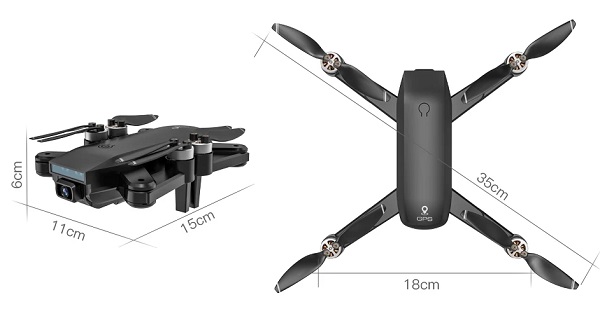Size of ZLL SG700 drone