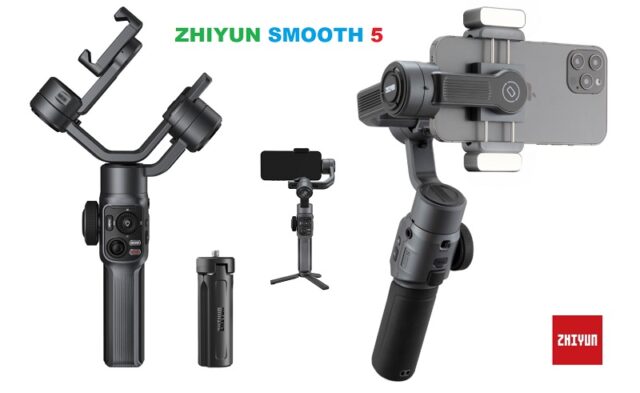 ZHIYUN SMOOTH 5 gimbal: Film Like A Pro with your phone! - First Quadcopter