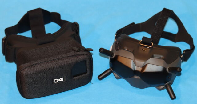 MagiMASK and DJI FPV Goggles v2 side by side