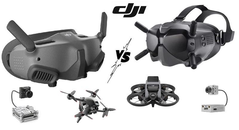 DJI Goggles 2 vs FPV Goggles V2: What's are the differences