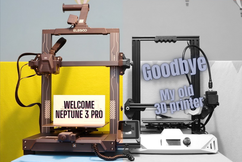 Elegoo Neptune 3 Pro: Goodbye my old 3D printer - First Quadcopter