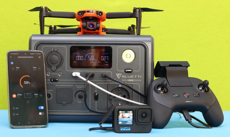 Bluetti EB3A review: Aimed to power your outdoor fun! - First Quadcopter