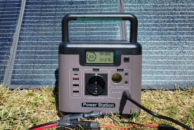 Solar panel charging