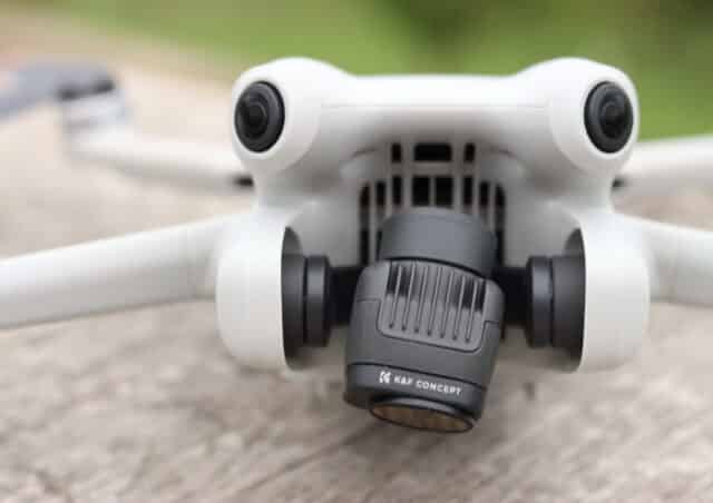 Filtro K&F Concept en el dron DJI MINI 4 Pro