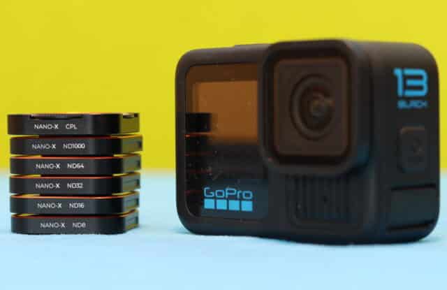 Seis filtros GoPro 9-13