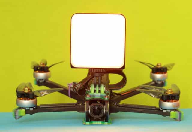 Cinepeer CM15 on FPV drone for light show