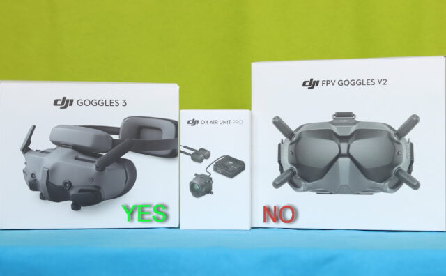 Goggles compatibility