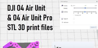 DJI O4 Air Unit STL files